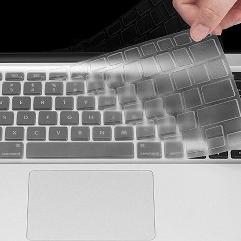 Soft Silicone Keyboard Cover Waterproof Laptop Keyboard Protective Film Anti-dust Keyboard Cover For Notebook PC Laptop 15 Inch