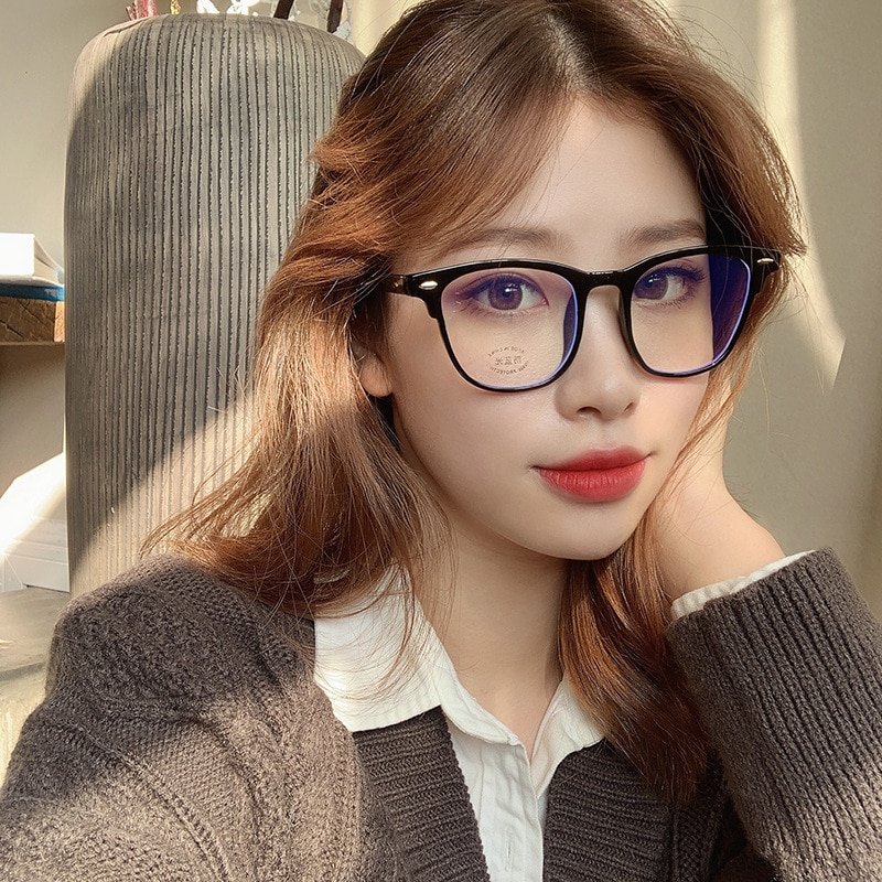 Gafas de ordenador antifatiga para mujer, anteojos Unisex con protección de bloqueo de luz azul para videojuegos, bloqueo de luz dañina