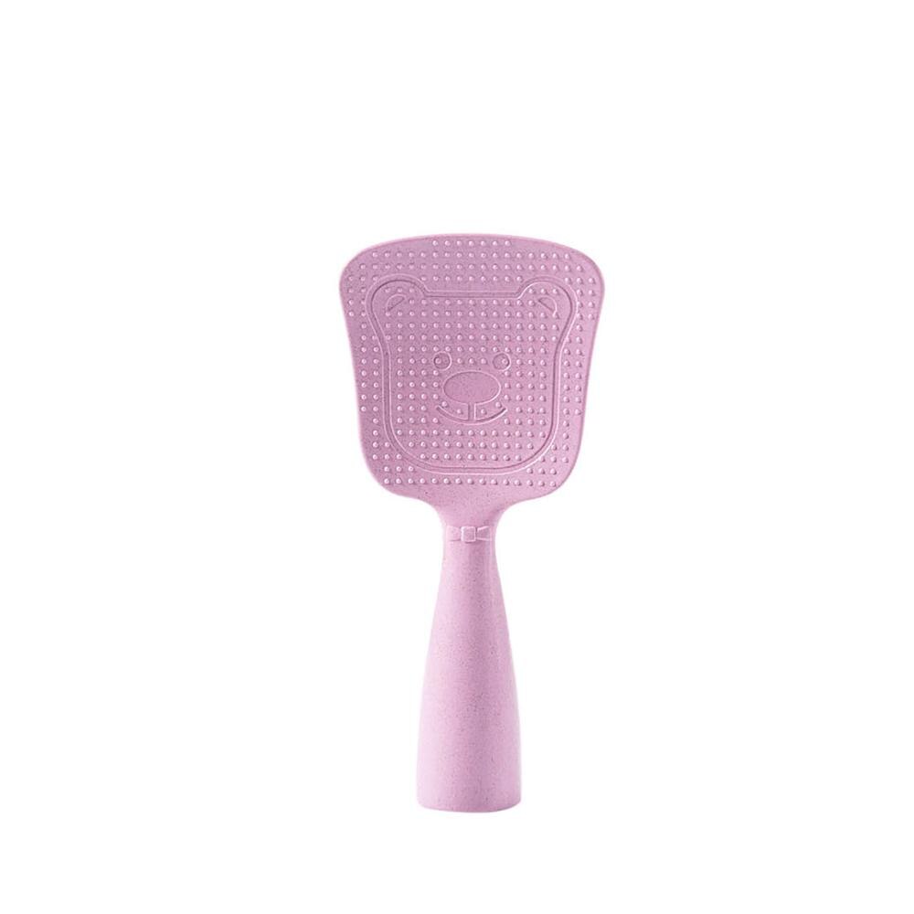 Cute Kitchen Rice Spoon Plastic Rice Paddle Non-stick Rice Scoop Long Handle Serving Spoon Kitchen Accessories: B