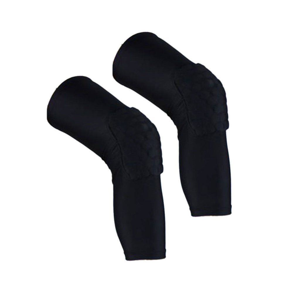 Kniebeschermers zwart & wit sport beschermende ondersteuning volleybal basketbal voetbal been voor kinderen jongens meisjes