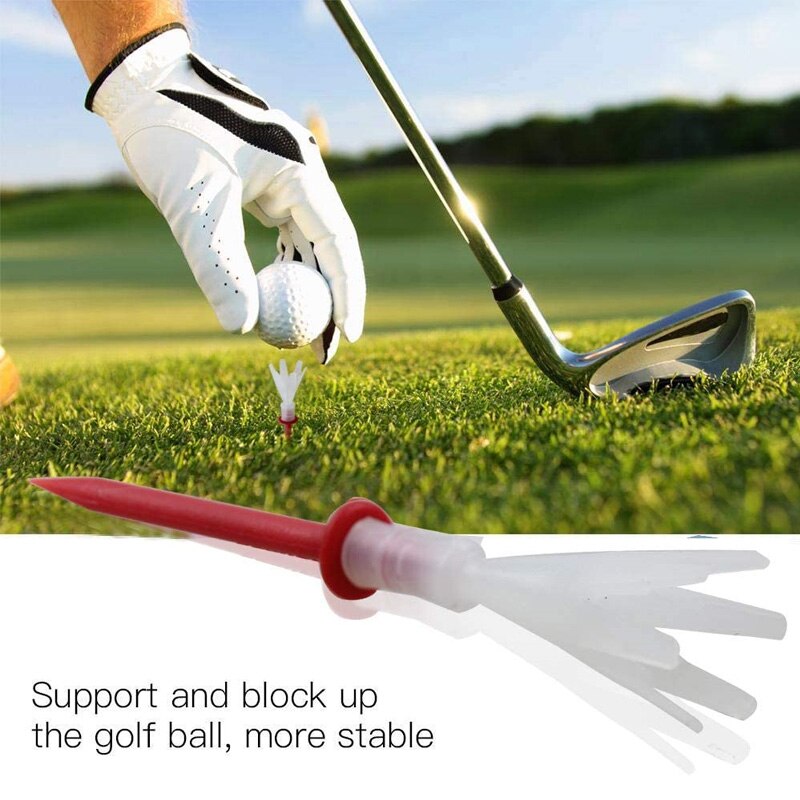 CRESTGOLF – Tees de Golf multicolores en polypropylène, 70mm/83mm, accessoires de Golf en plastique plus sec, 20 pièces/paquet