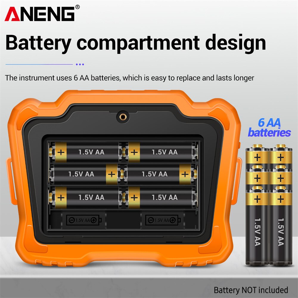 ANENG MH10 Insulation Resistance Tester 0.1MΩ-2000MΩ Megohmmeter Output Voltage 100/ 250/ 500/ 1000V Insulated Resistance Meter