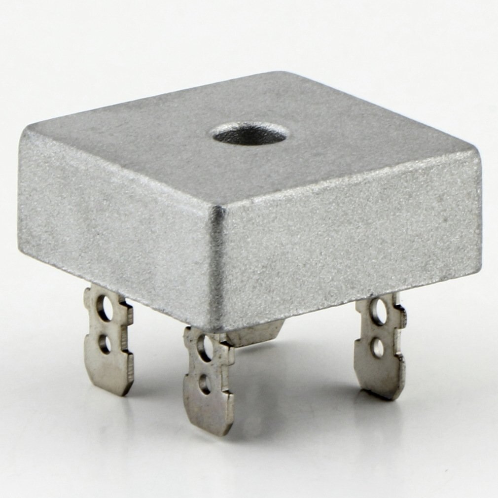 KBPC5010 1000 Volt Bridge Rectifier 50 Amp 50A Metal Case for Heat Dissipation 1000V Square Shape Single Phases Diode Bridge