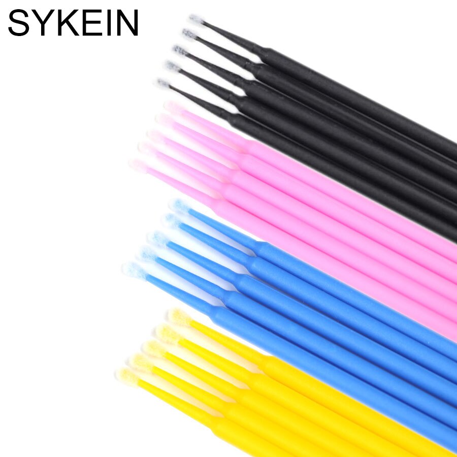 50pcs Disposable MicroBrush Eyelashes Extension Individual Lash Removing Swab Micro Brush For Eyelash Extension Tools