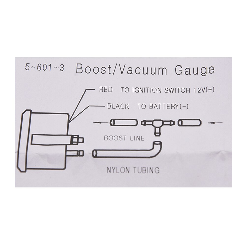 Boost Turbo Gauge PSI LCD Gauge Digital Display Car Gauges Blue Car Gauge Motorcycle 52MM Gauge Meter Pointer 0-30 PSI 12V