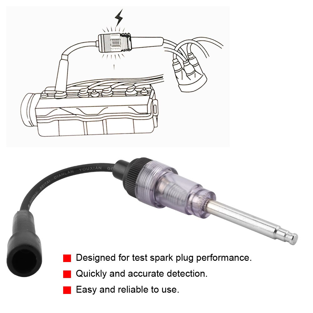 Auto Bougie Verstelbare Ontsteking Coil Tester Detector Auto Diagnostic Tool