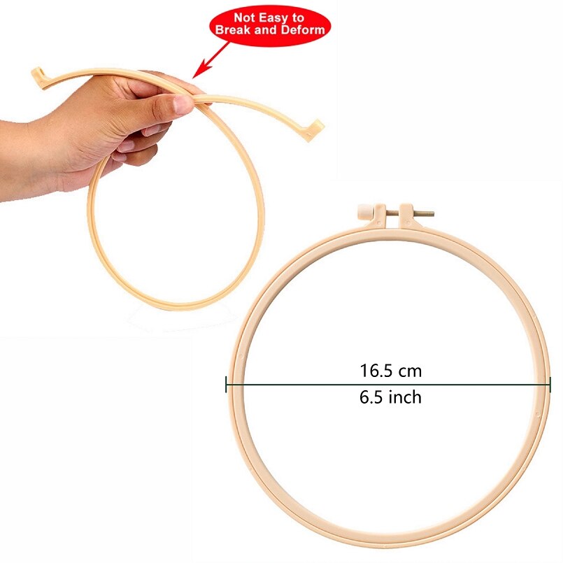 Cotton Linen Pouch Bag Embroidery Kit, Laundry Bag, Nursery Decor, Toy Storage Bag, Bread Bag, Embroidery , 22 x 17 cm (C)