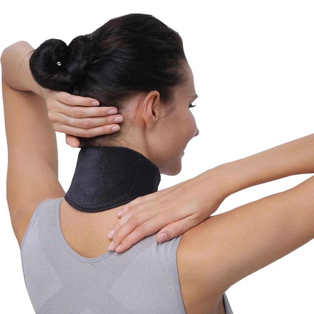 Ceinture de protection magnétique pour le cou, coussin de thérapie thermique, protection magnétique pour le cou, soulagement des douleurs musculaires corporelles, Support confortable