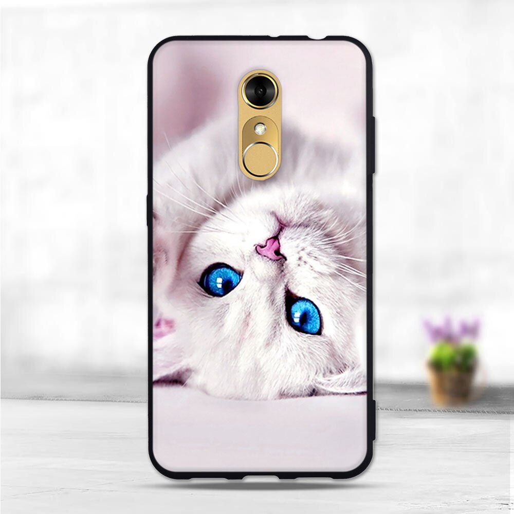 Case For ZTE Blade A910 Case Silicone Soft TPU Cover For ZTE Blade A910 5.5" Back Cover For ZTE A 910 Blade Cute Cat Phone Bag: 2