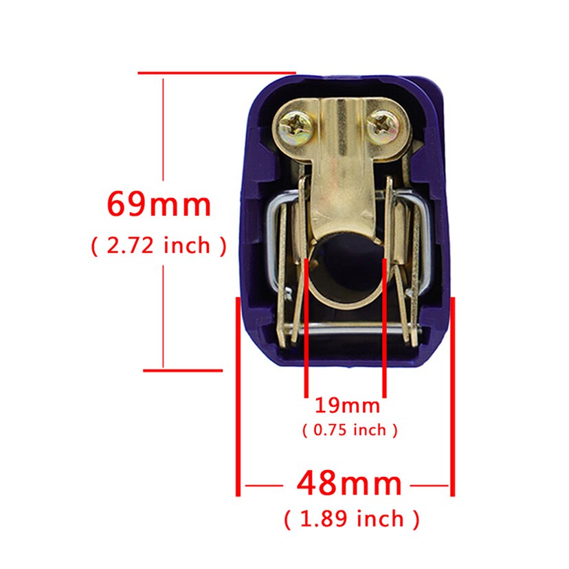 Ein Paar Auto Batterie Terminal Stecker Klemme Automobil Batterien Kopf Kappe Abdeckung Auto Elektrode positiv & Negativ Clip Buchse