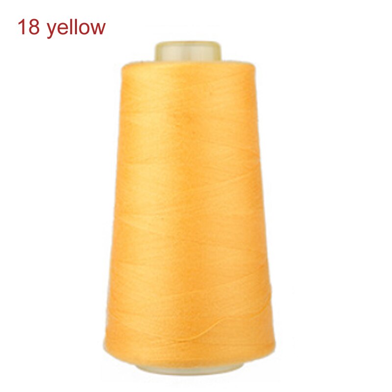 3000 Yards / roll Polyester Thread Multicolor 40S/2 Threads Spool Shirt Dress Sewing Thread Garment Accessories: 18 yellow
