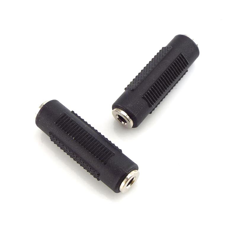 Adaptateur de prise Jack Audio femelle à femelle, 2 pièces, 3.5mm, connecteur de coupleur stéréo, Matel