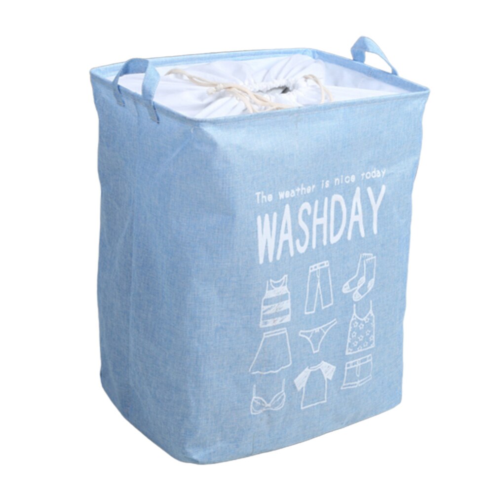 Foldable Large Capacity Clothes Underwear Socks Storage Box Basket Organizer: Blue