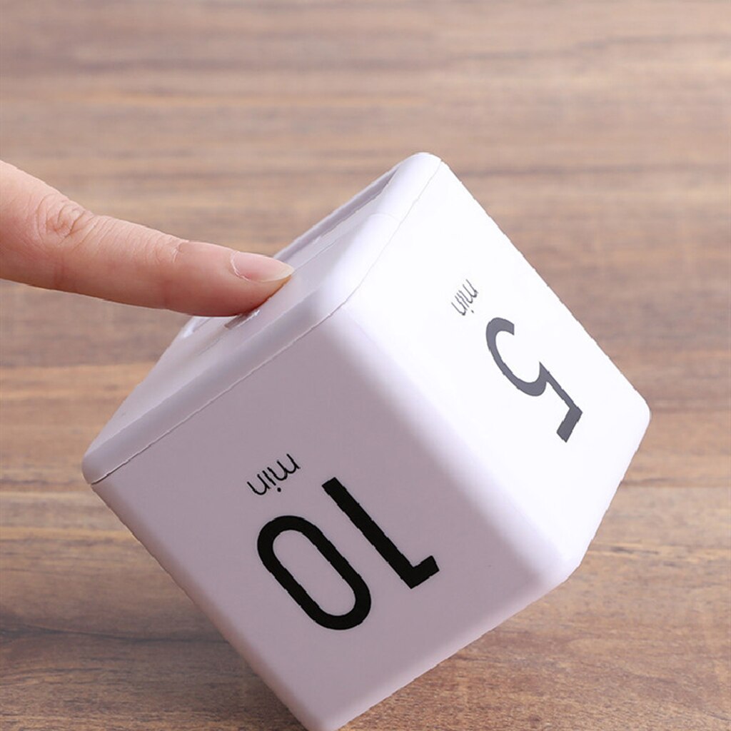 Cube Timer Alarm Clock for Study Workout Timer w/ LED Display Reminder