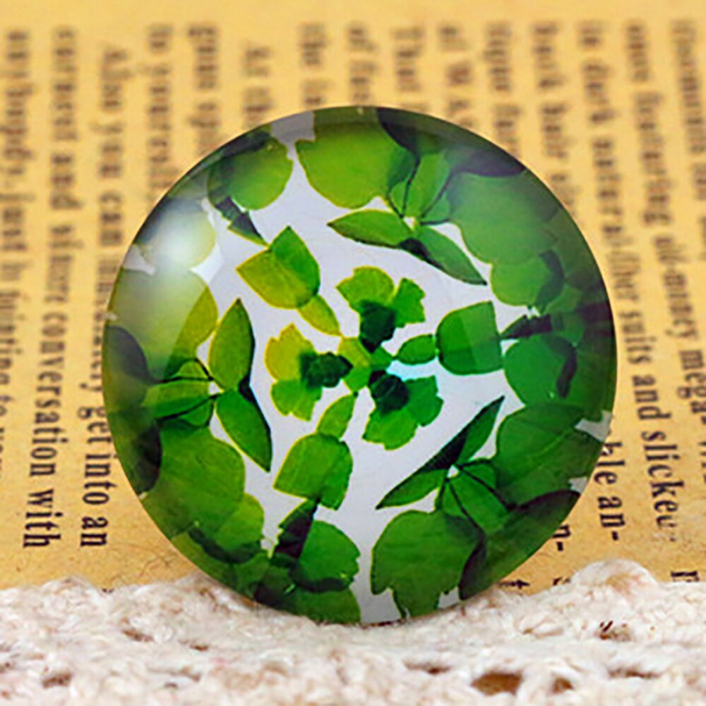 5pcs/Lot 25mm Tree Handmade Photo Glass Cabochons: F4-46
