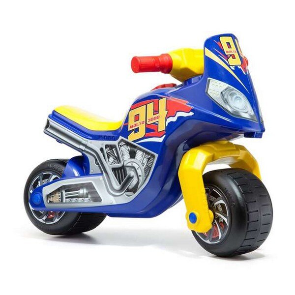 Tricycle Moto Cross Race Moltó Blue (18+ months)