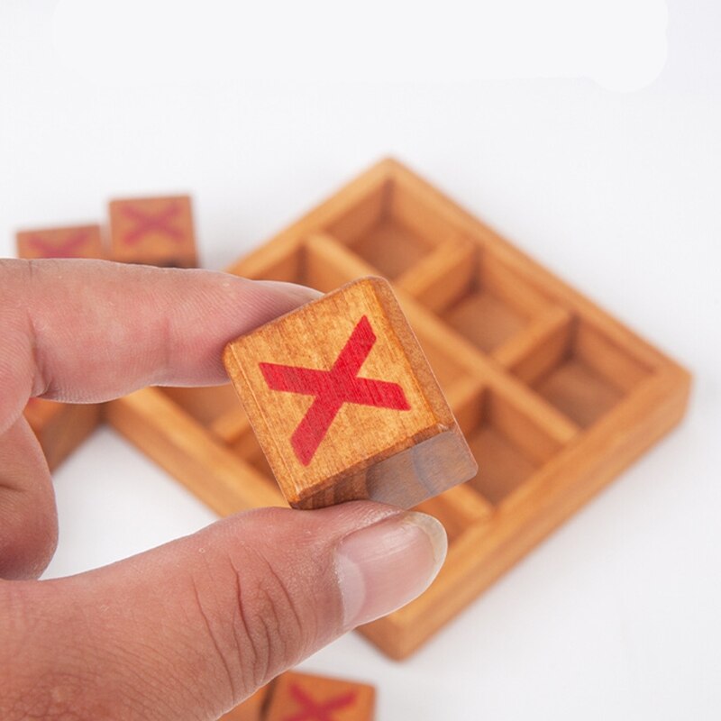 Tic Tac Toe Game Strategy Board Games for Families to Challenge Brain Game Toys T4MF
