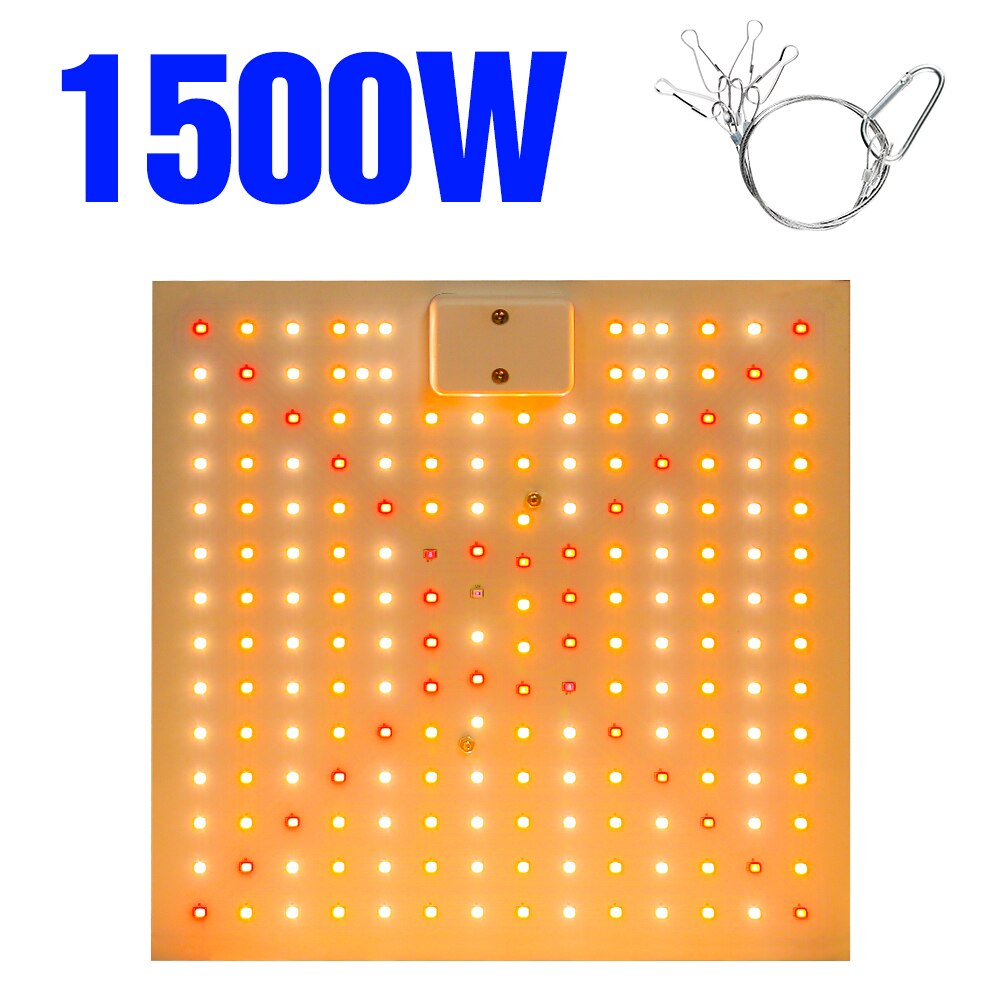 Led Grow Light Led Phytolamp Volledige Spectrum Lamp Plant Groei Hydrocultuur Planten Zaad Bloem Grow Box 1000W 2000W quantum Board: A-1500W - Great / US Plug