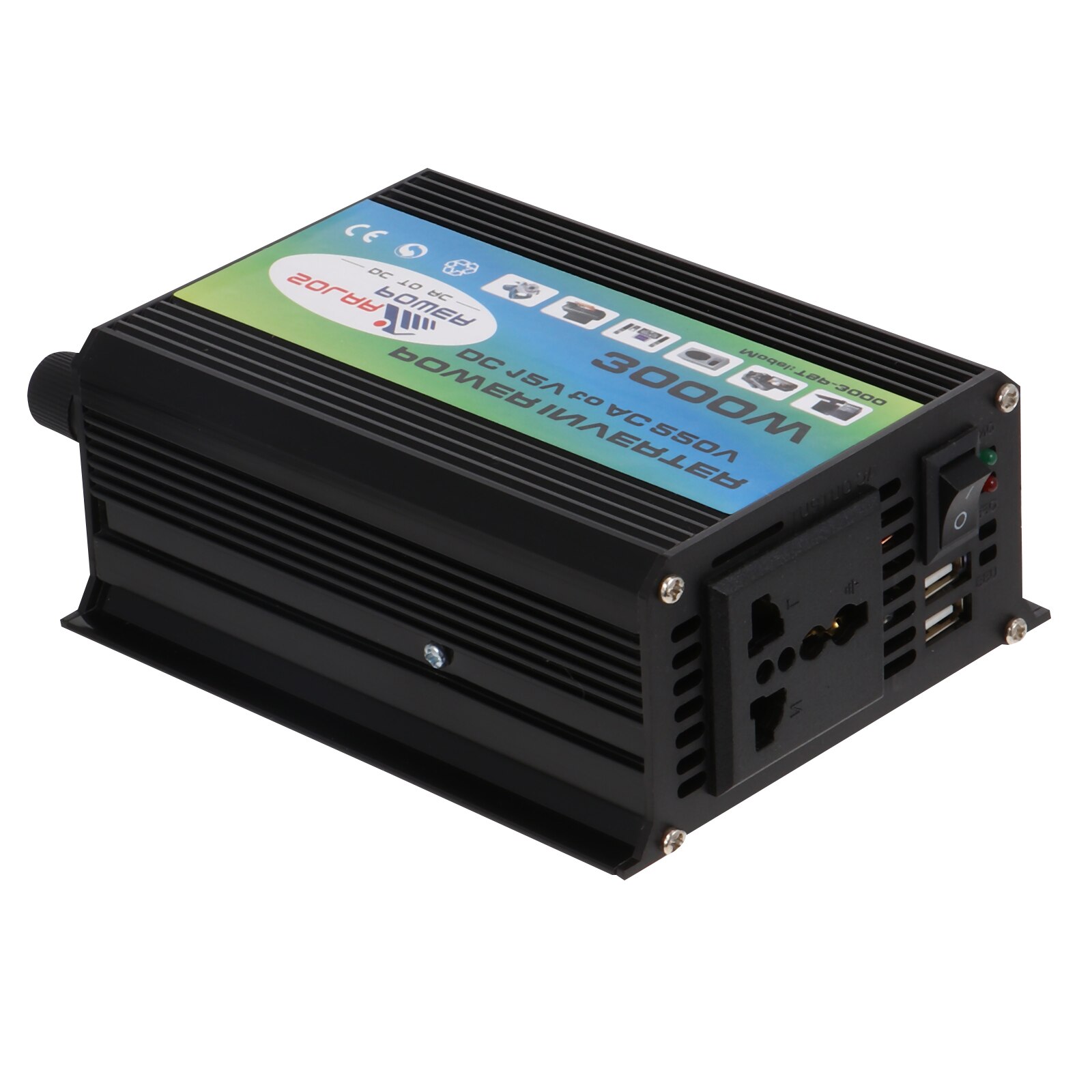 1 Set DC 12V zu AC 220V 300W Automobil Auto Konverter Inverter