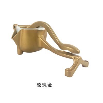 Manual Fruit Squeezer Aluminum Alloy Hand Pressure Juice Pomegranate Orange Lemon Sugar Cane Kitchen Juicer Tool: Rose gold