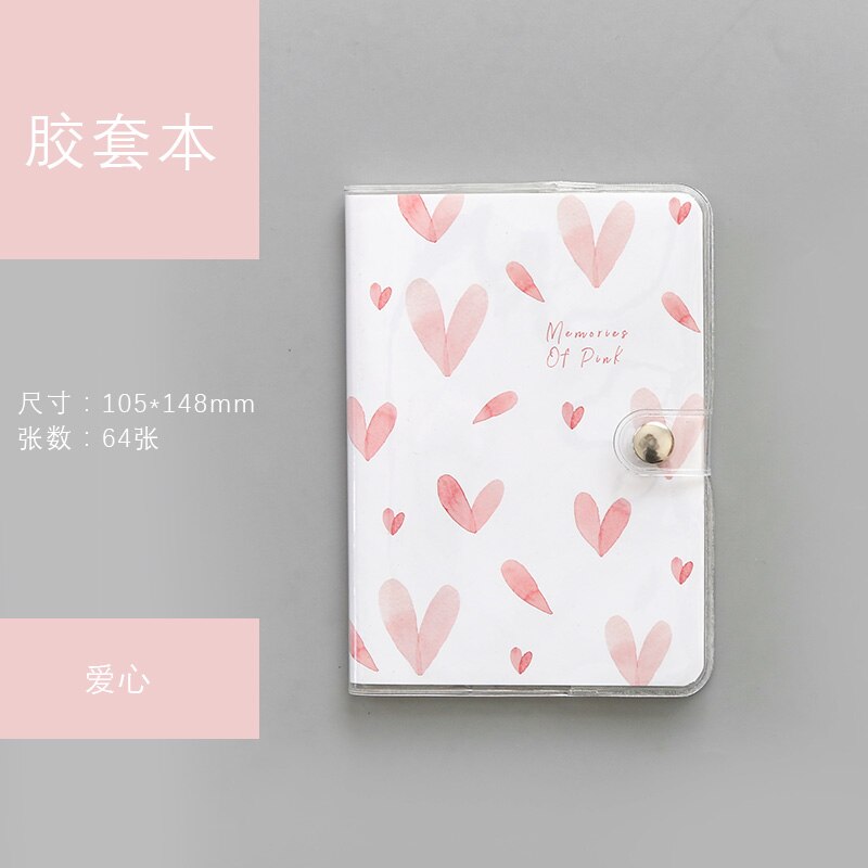 Prinses Dromen PVC Notebook Mini Draagbare Notebook A6 Eenvoudige Pocket Notebook 1 PCS: B