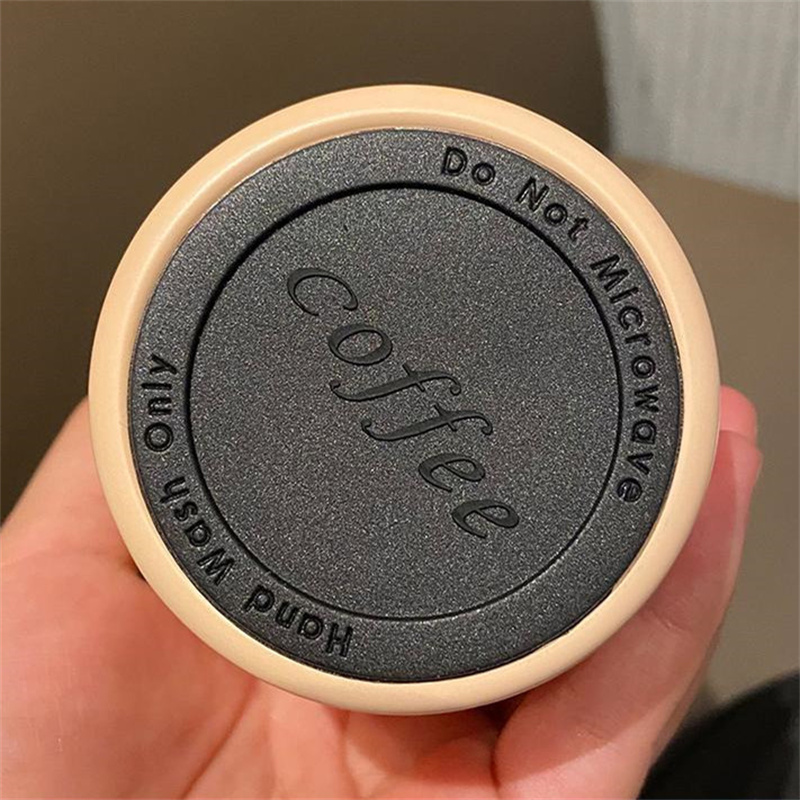 High-End Zakelijke Koffie Cup 304 Rvs Thermos Beker 500Ml Anti-Val Milieuvriendelijke Drinkware Mannen Vrouwen stro Type J318