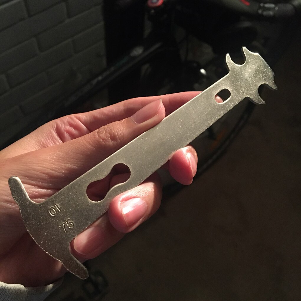 Cykel kæde slid checker indikator reparation værktøj bjerg vej kæder måler måling lineal udskiftning cykel tilbehør