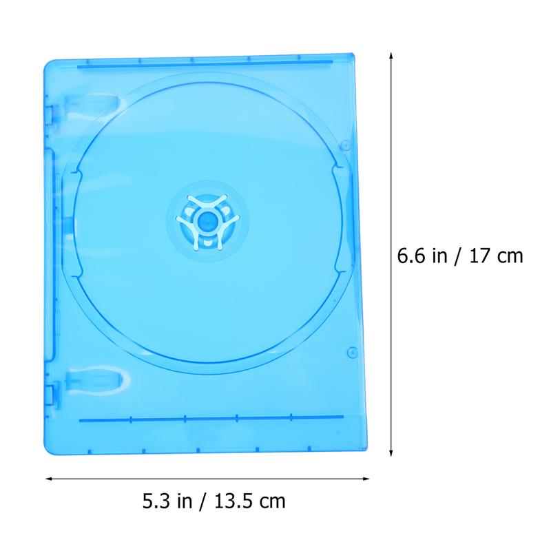 12pcs CD Storage Boxes Replacement DVD Disc Plastic Case CD Storage Box