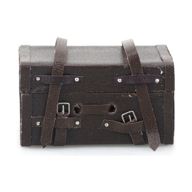 RC cars decoration miniature leather suitcase luggage case DIY accessory for radio control 1/10 car truck crawler SCX10 KM2 TRX4