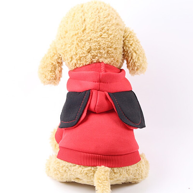 Winter Dog Hooded Coats Jacket Warm Cotton Pet Dog Clothes for Small Dogs Chihuahua Pug Clothing Puppy Cat Costume Pets Products