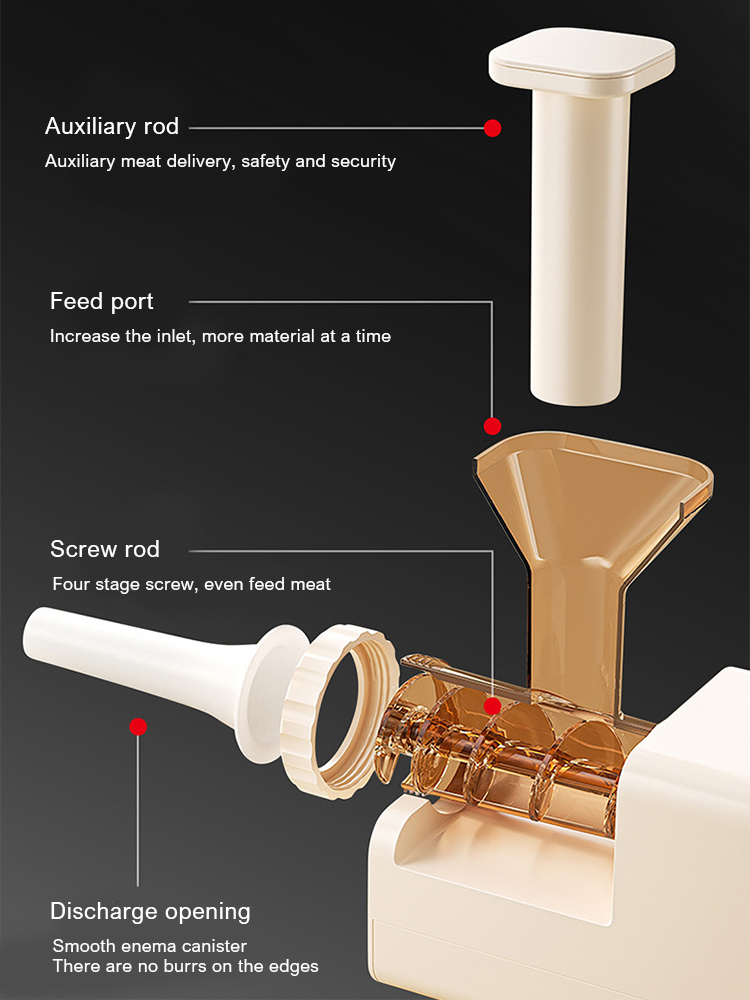 Electric Sausage Machine for Household and Commercial Use, Fully Automatic Tool Sausage Machine 220V