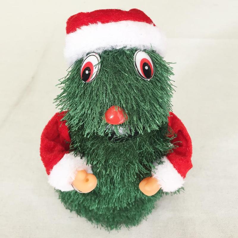 Elektrische kerstman van plastic en flanel, draaibaar speelgoed voor thuis, kerstfeest, doe-het-zelf knutselen met muziek, elektrisch kerstspeelgoed