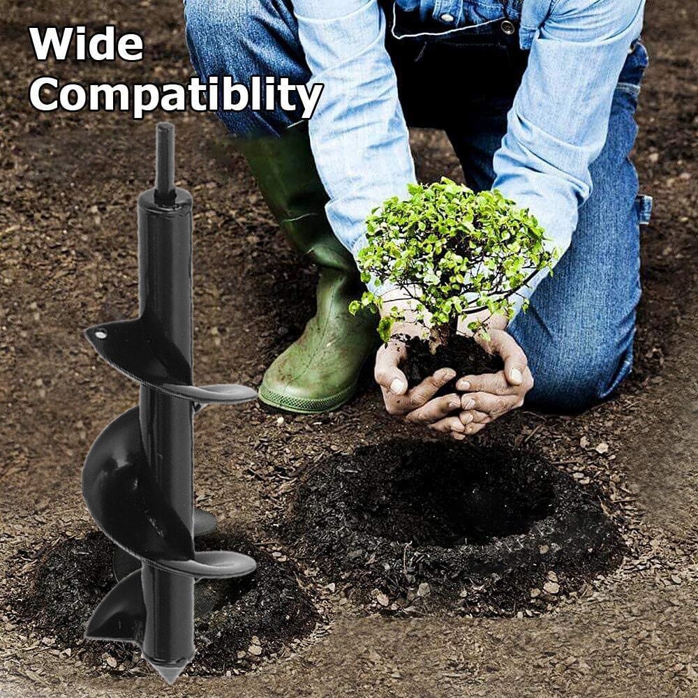 Tuin Vijzel Boor Tool Spiraal Gat Digger Ground Boor Aarde Boor Voor Zaad Planten Tuinieren Hek Bloem Planter Digger