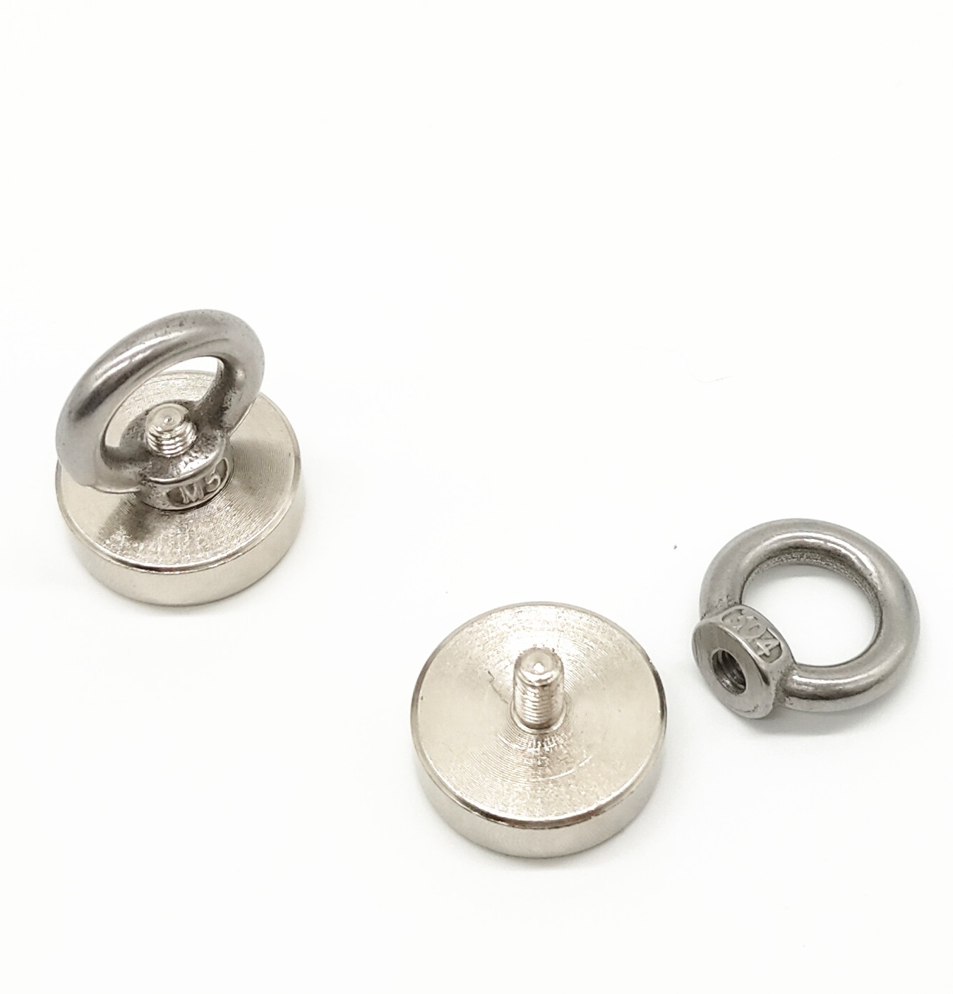 Sterke Krachtige Ronde Haak Salvage Neodymium Magneet Zee Vissen Apparatuur Houder Trekken Montage Pot N52 Neodymium Magneet 40 20