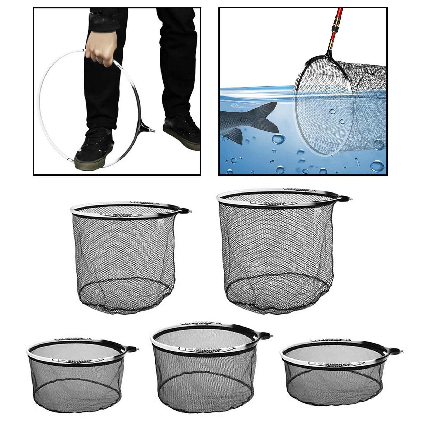 Replacement Fishing Net - Fishing Landing Net Titanium Alloy Lightweight and