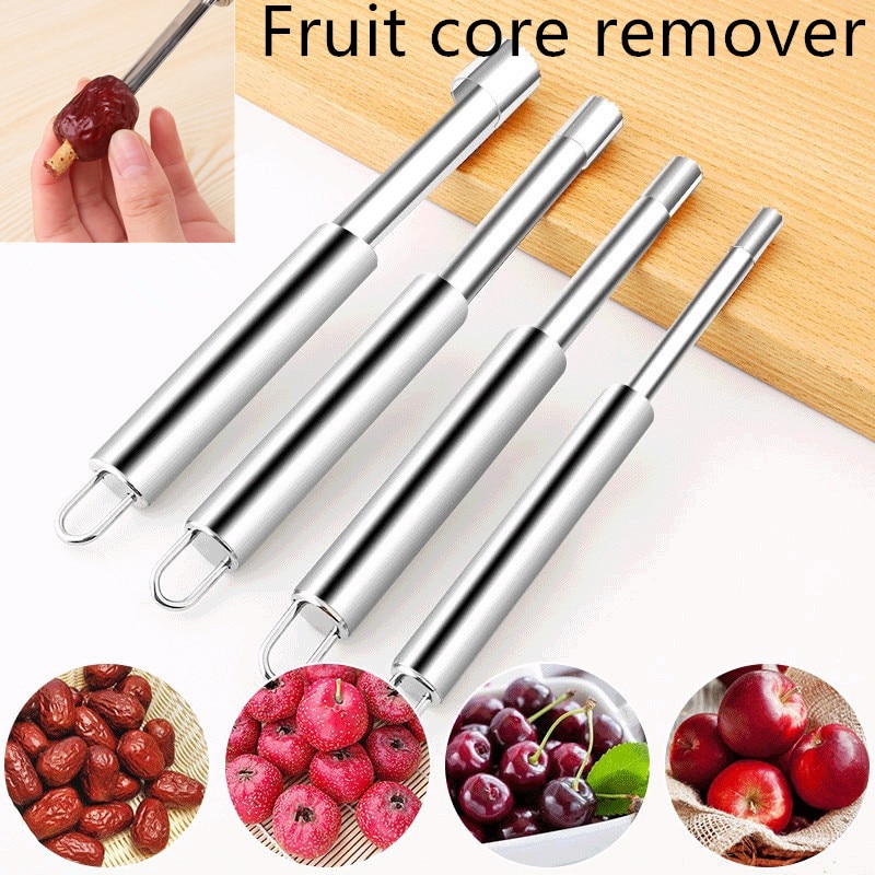 Rvs Appelboor Fruit Zaad Core Remover Peer Appelboor Zaaimachine Slicer Mes Keuken Gadgets Groente Fruit Gereedschap