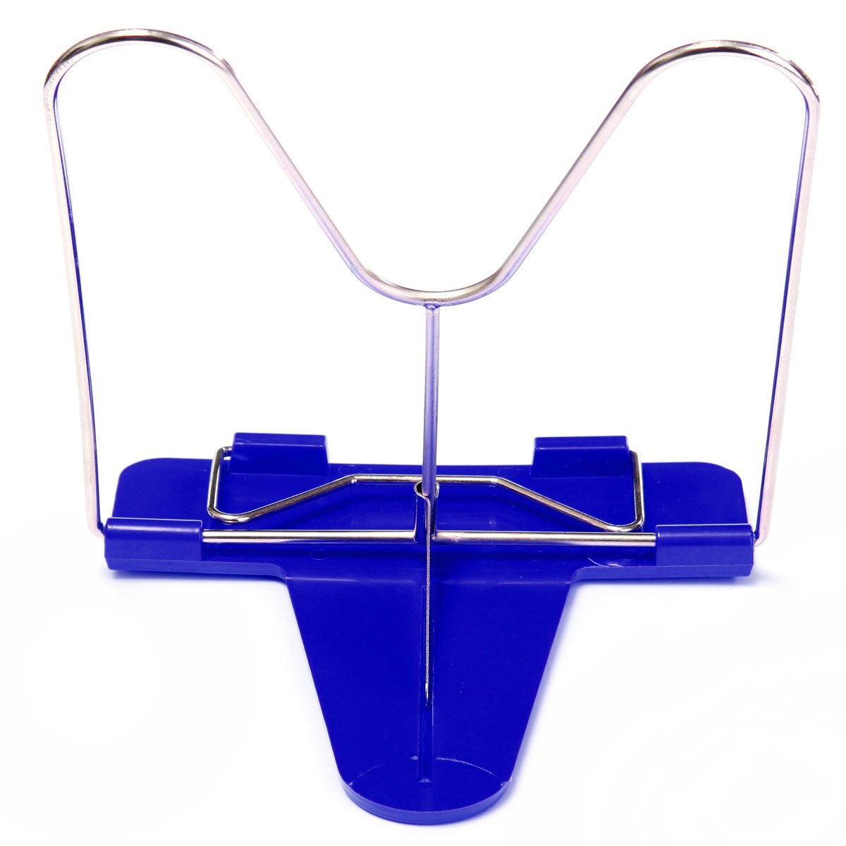 SOSW-Adjustable Angle Portable Reading Book Stand Text Book Document Display Holder Blue