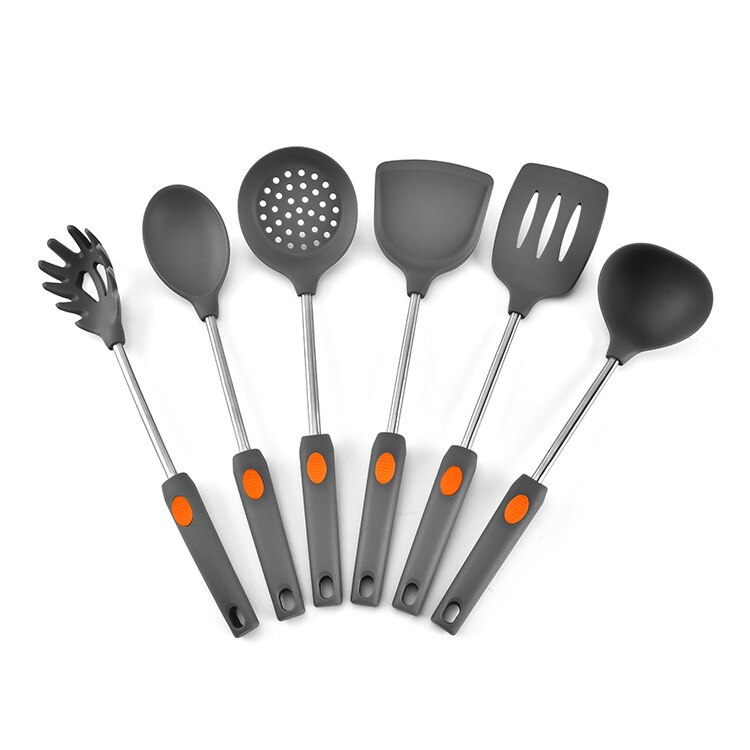 Silicone Kitchen Cooking Utensils Non-stick Heat-resistant Tools Kitchen Accessories UND