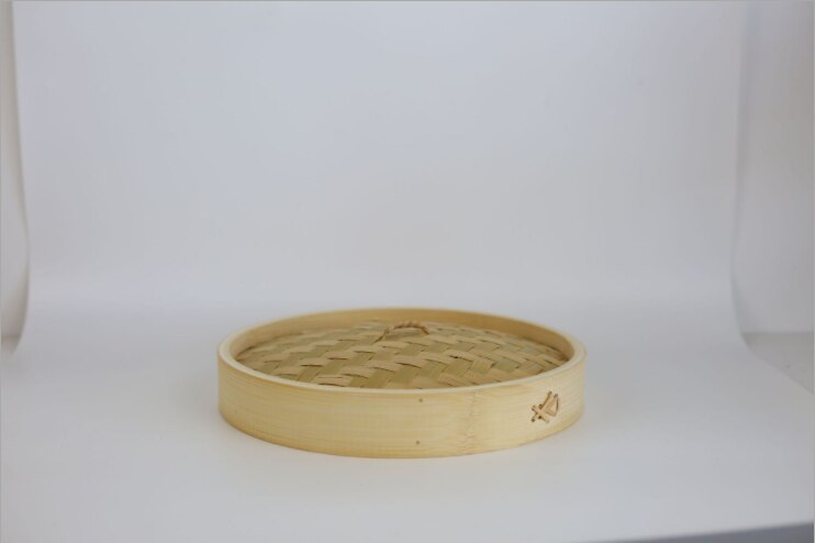 Steamer heightening deepen snack steam drawer steamed bamboo bamboo steamer: 18 cm lid