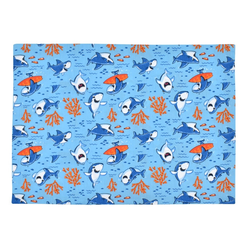 83XC Envelop Kids Peuter Kussensloop Katoenen Baby Kussensloop Past Voor 13x18in 14x19in 12x16in Kussen Zacht Ademend: Coral shark