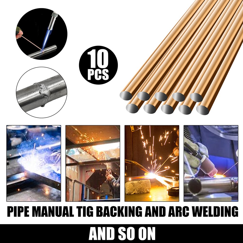 10PCS Low Temperature Easy Melt Aluminum Welding Rods Weld Bars Cored Wire 2MM 1.6MM Rod Solder for Soldering Aluminum