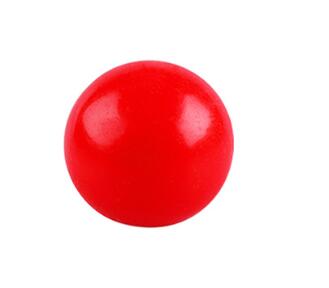 Balle collante plafond Decompression wall ball Sticky Squash Suction Sticky Target Ball Children's Toy Response capability: RED 7CM