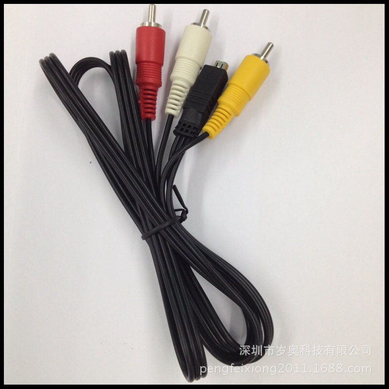 VMC-15FS RCA to 10Pin Pure Copper Material A/V Cable for Sony Camera