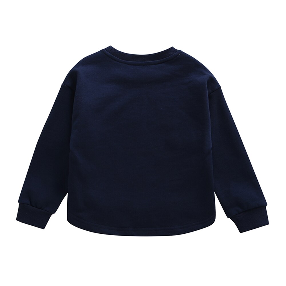 ¡Novedad de ! Sudaderas de algodón para niñas, blusas de invierno y otoño de manga larga para niños, sudaderas de encaje con costuras para chico