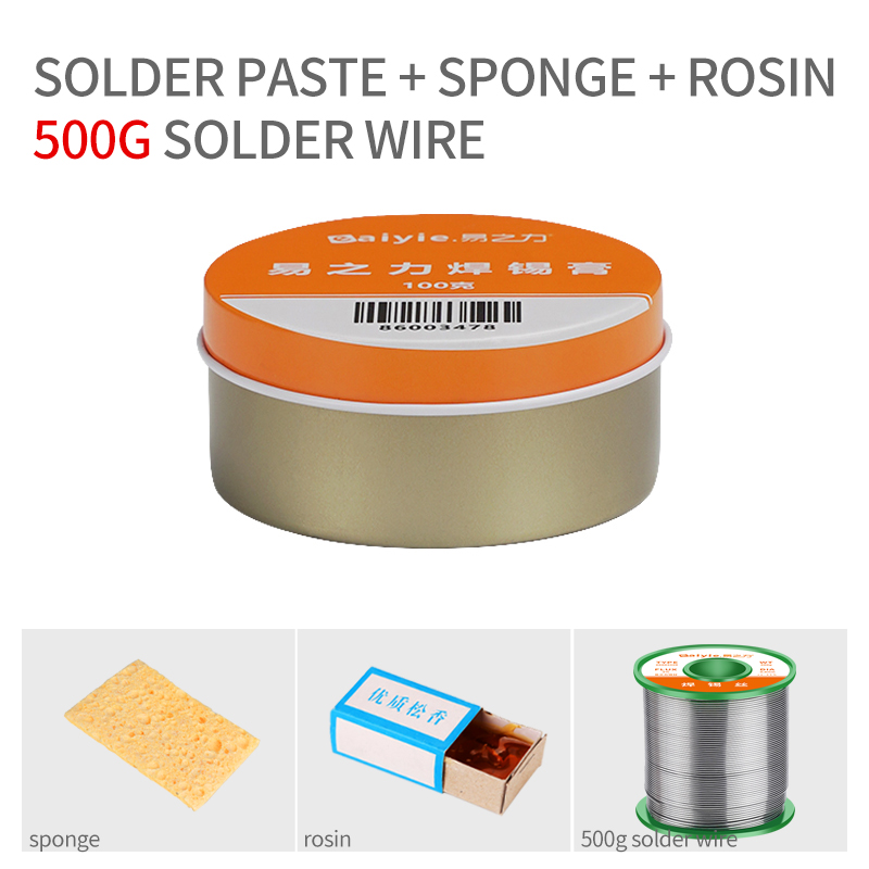 Soldering Paste Mild Rosin Environmental Soldering Paste Flux Parts Welding Soldering Gel Tool for Metalworking Low temperature: 500