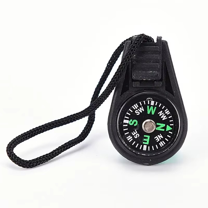 Plastic Mini Kompas Outdoor Survival Gereedschap Kamperen Wandelen Reizen Pocket Navigator Multifunctionele draagbare klimuitrusting