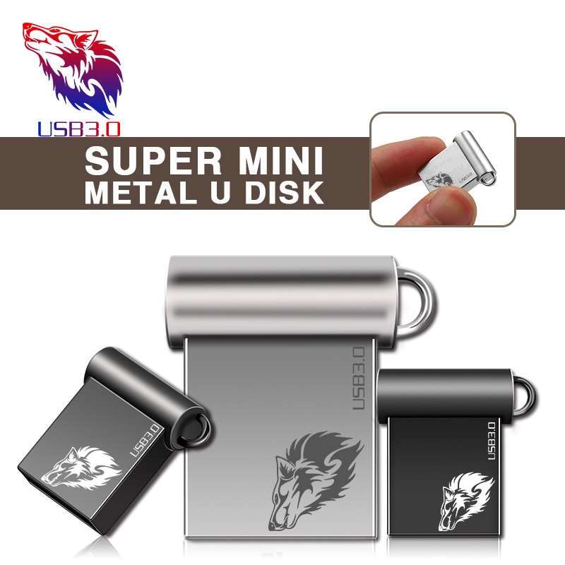 super mini Metal USB 3.0 Stick high speed 4GB 8GB 16GB 32GB 64GB real capacity usb3.0 Pendrive Flash Memory stick