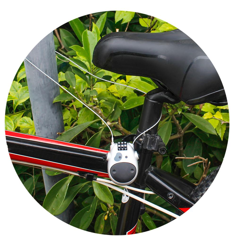 Mini Mechanical Password Padlock Suitcase Luggage Cabinet Door Metal Code Lock Retractable Bike Motorbike Helmet Lock L3