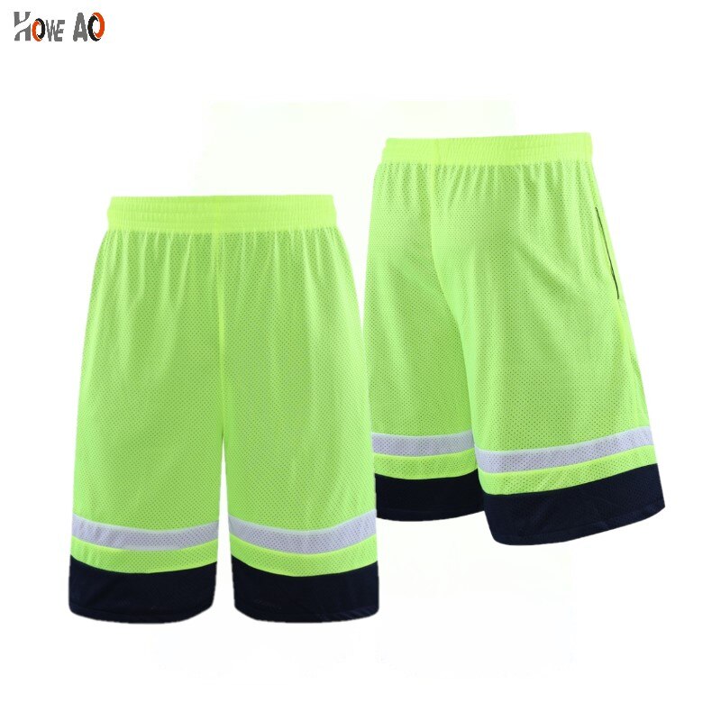 HOWE AO Summer Men's Basketball Shorts Breathable Running Fitness Shorts With Pockets Drawstring Sports short