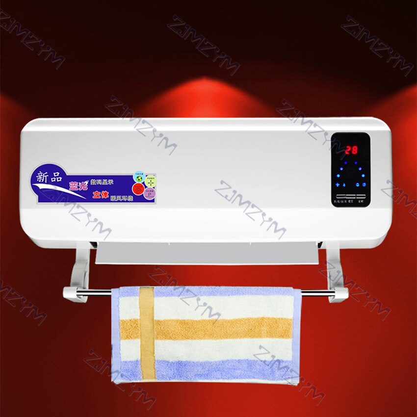 2000W Electric Heater Fan Wall Mounted Air Conditioner Household Telecontrol PTC ceramic heating Wall Hanging Warmer Device 220V